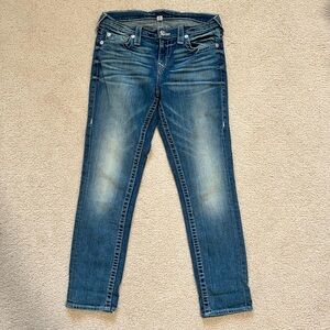 True religion ankle length jeans